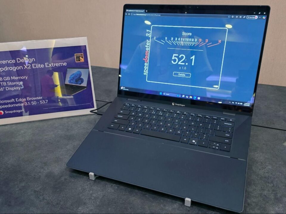 Snapdragon X2 Elite Extreme benchmark results